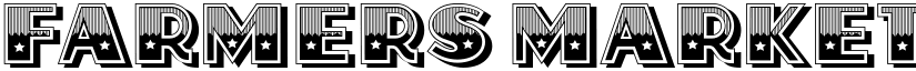 Farmers Market Regular font
