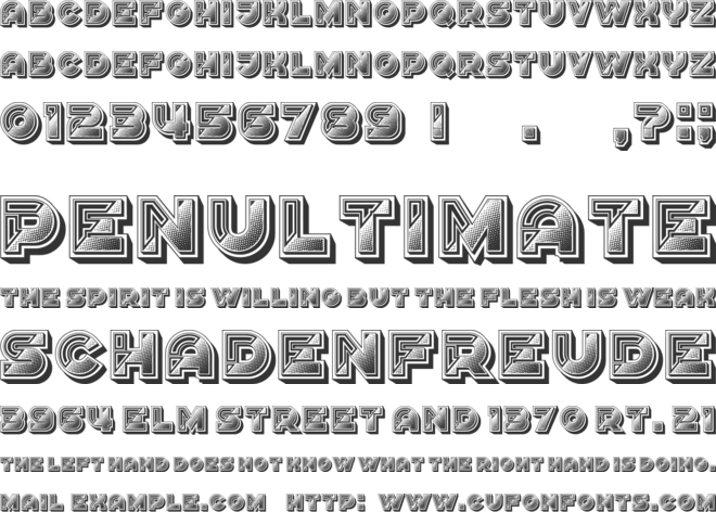 Erkekler font preview