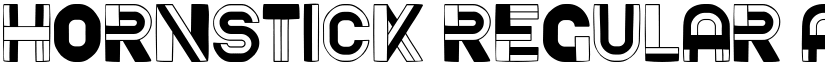 Hornstick Regular font