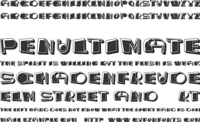 Greek Tragedy font preview