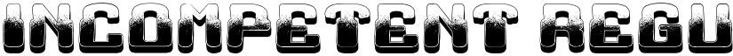 Incompetent Regular font