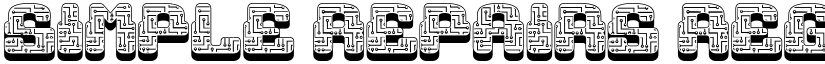 Simple Repairs Regular font