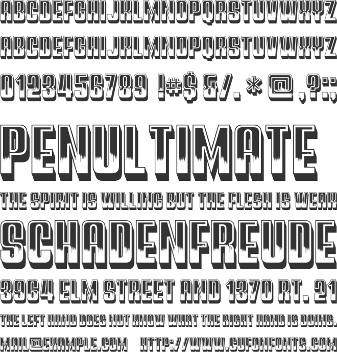 Comunismo font preview
