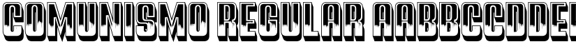 Comunismo Regular font