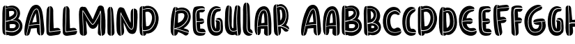 BALLMIND Regular font