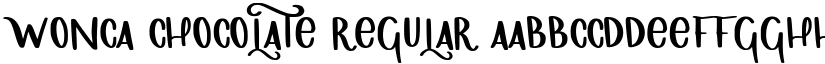 WONCA CHOCOLATE font download