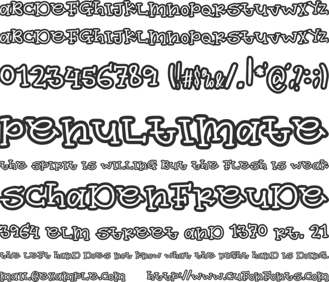 Happy Easter Egg font preview