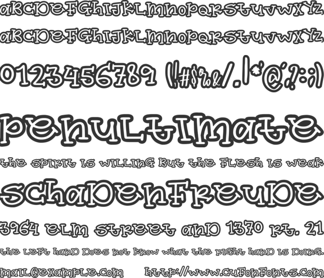 Happy Easter Egg font preview