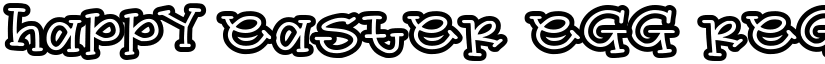 Happy Easter Egg Regular font