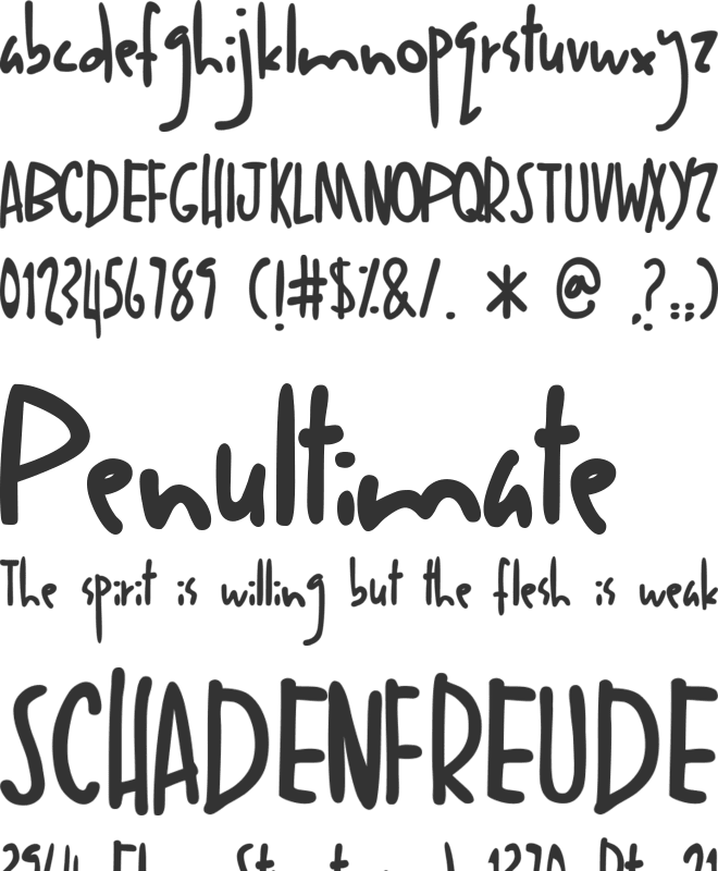 Anak Anak font preview