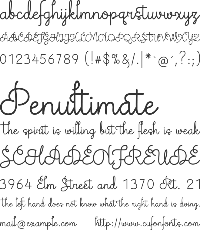 Theodista Decally font preview