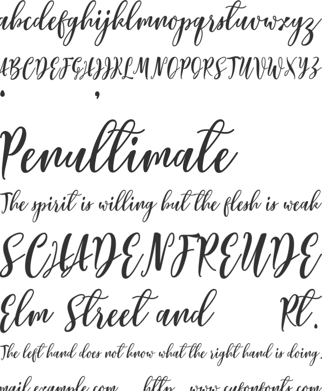 Lovelyou free font preview