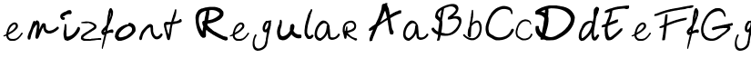 emizfont Regular font
