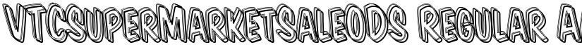VTCSuperMarketSaleODS Regular font