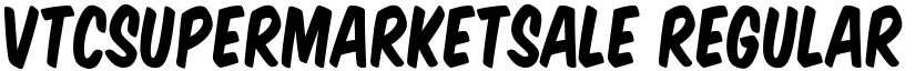 VTCSuperMarketSale Regular font