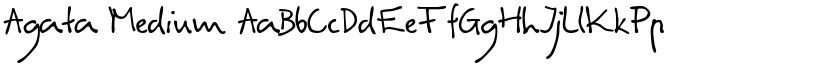 Agata Medium font