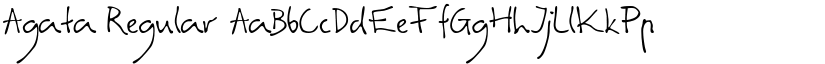 Agata Regular font