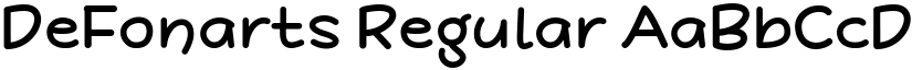 DeFonarts Regular font