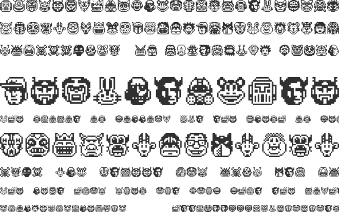 Pixel Freaks font preview