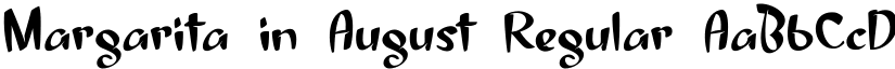 Margarita in August Regular font