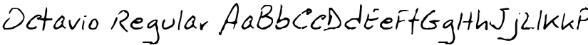 Octavio Regular font