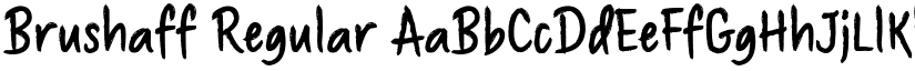 Brushaff font download