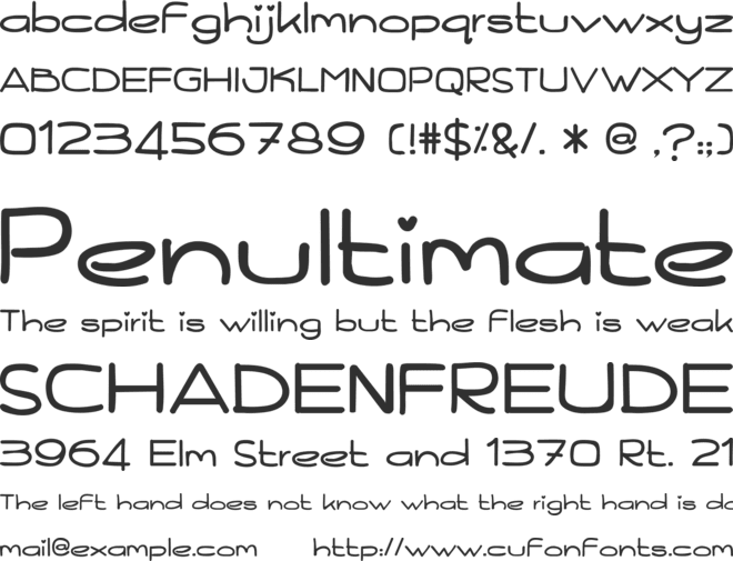 kiddy font preview