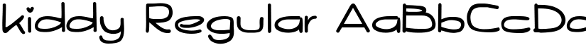 kiddy Regular font
