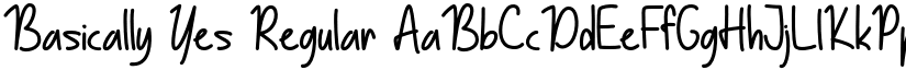 Basically Yes font download