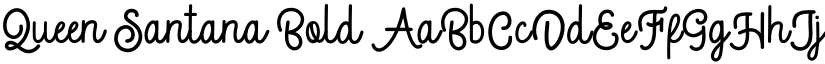 Queen Santana font download