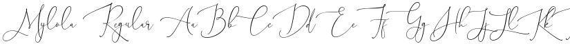 Mylola Regular font