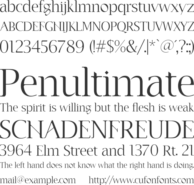Cannu font preview