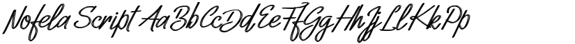 Nofela Script font