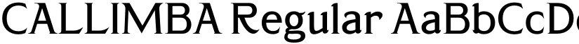 CALLIMBA font download