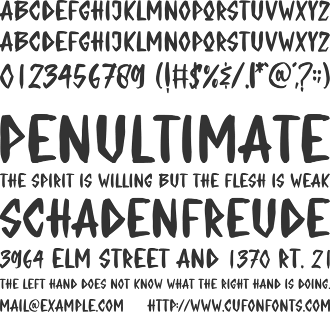 WILL ROCK YOU font preview