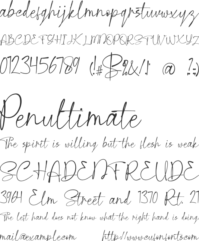 suntime font preview