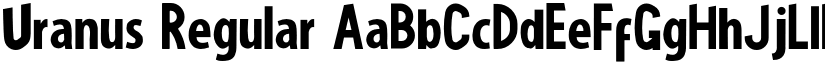 Uranus Regular font