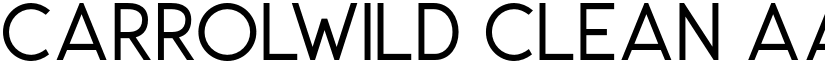 CarrolWild Clean font