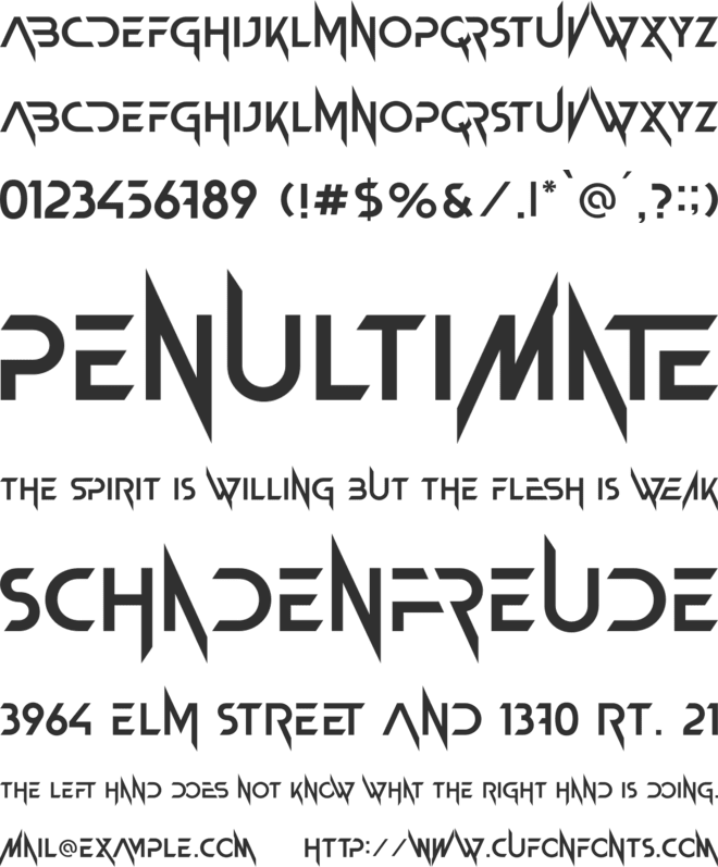Newton Howard Font font preview