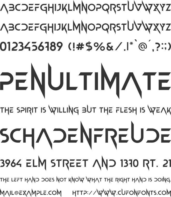 Newton Howard Font font preview