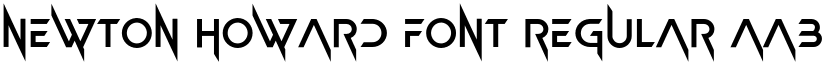 Newton Howard Font Regular font