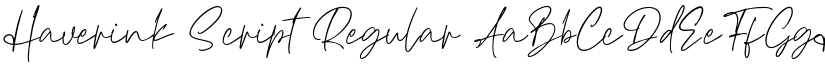 Haverink Script font download