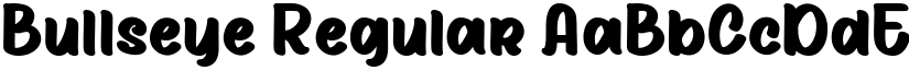 Bullseye Regular font