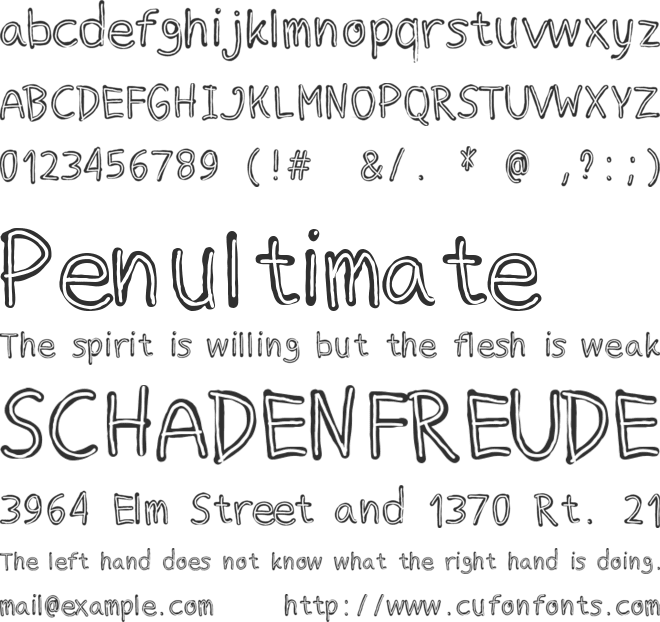 Kulsix font preview