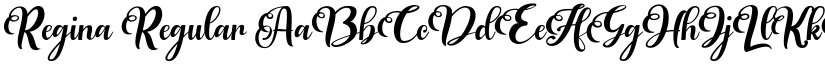 Regina Regular font