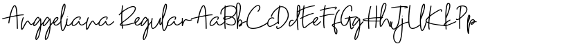 Anggeliana Regular font