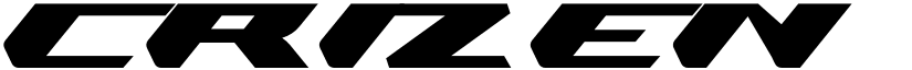 Crizen Regular font