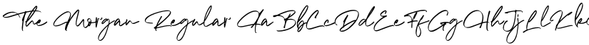 The Morgan Regular font