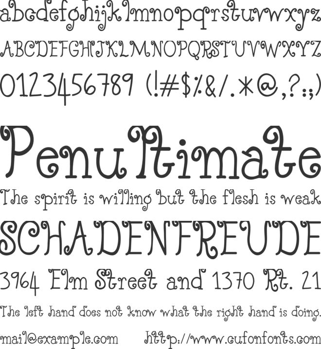 So Far So Good font preview