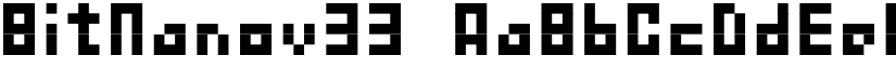 BitNanov33 font